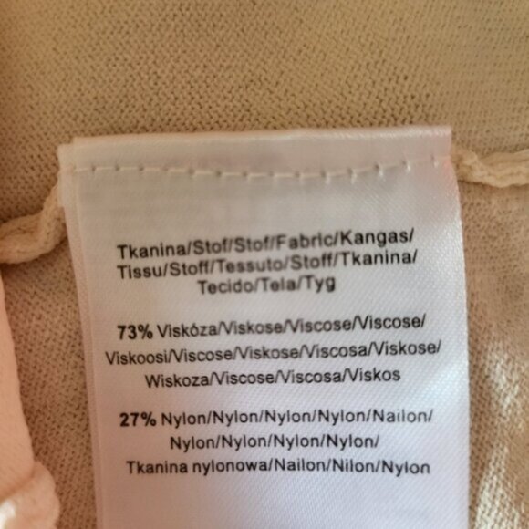 High Waist Knit Lace Summer Pants  Flared Leg NWT Sz M Tall - Picture 9 of 10